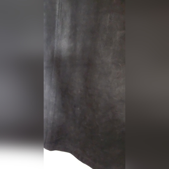 Linda Allard Ellen Tracy leather skirt - Picture 6 of 6